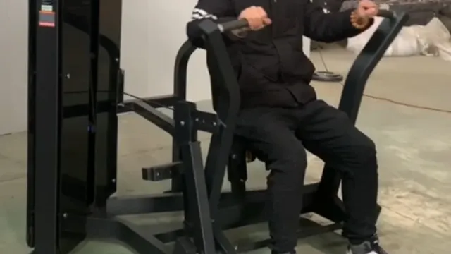 Seated Chest Press Machine